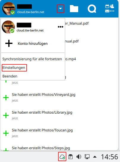 Datei:Client - Einstellungen.png