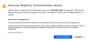 Https Certificate Warning